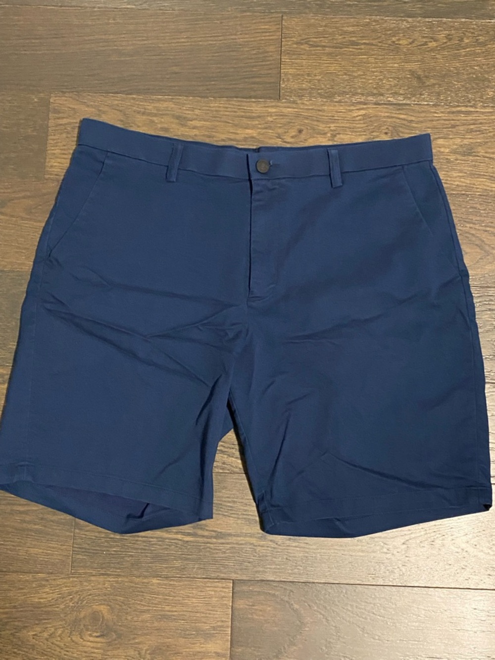 Banana Republic Men's Navy Flat-Front Shorts